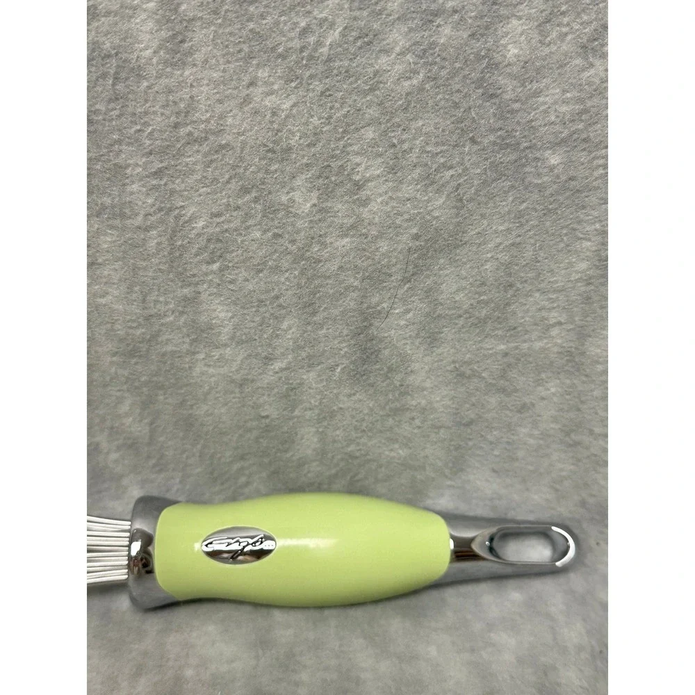 Kitchen Whisk‎ Egg Beater Light Green Handle Stainless Steel Heavy Duty